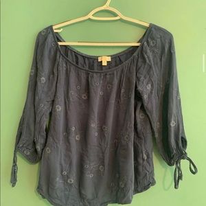 Off the shoulder blouse